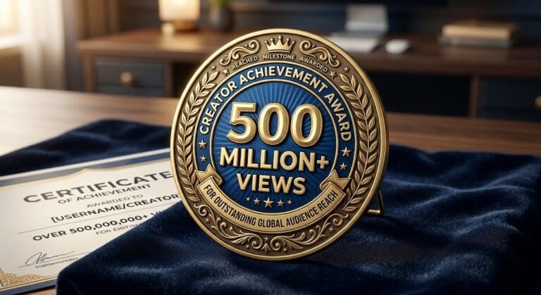 500 million views