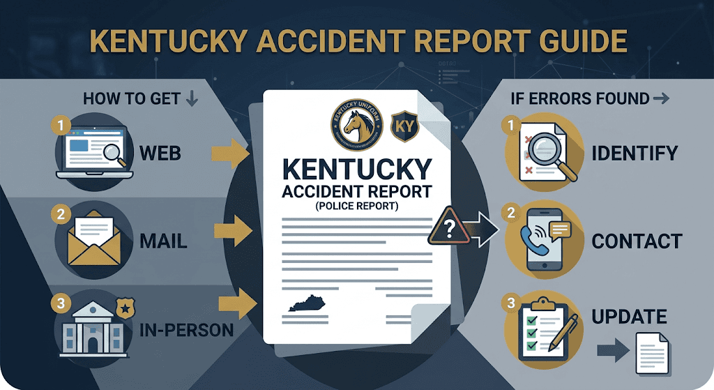 How To Get a Kentucky Accident Report and What To Do if It Contains Errors