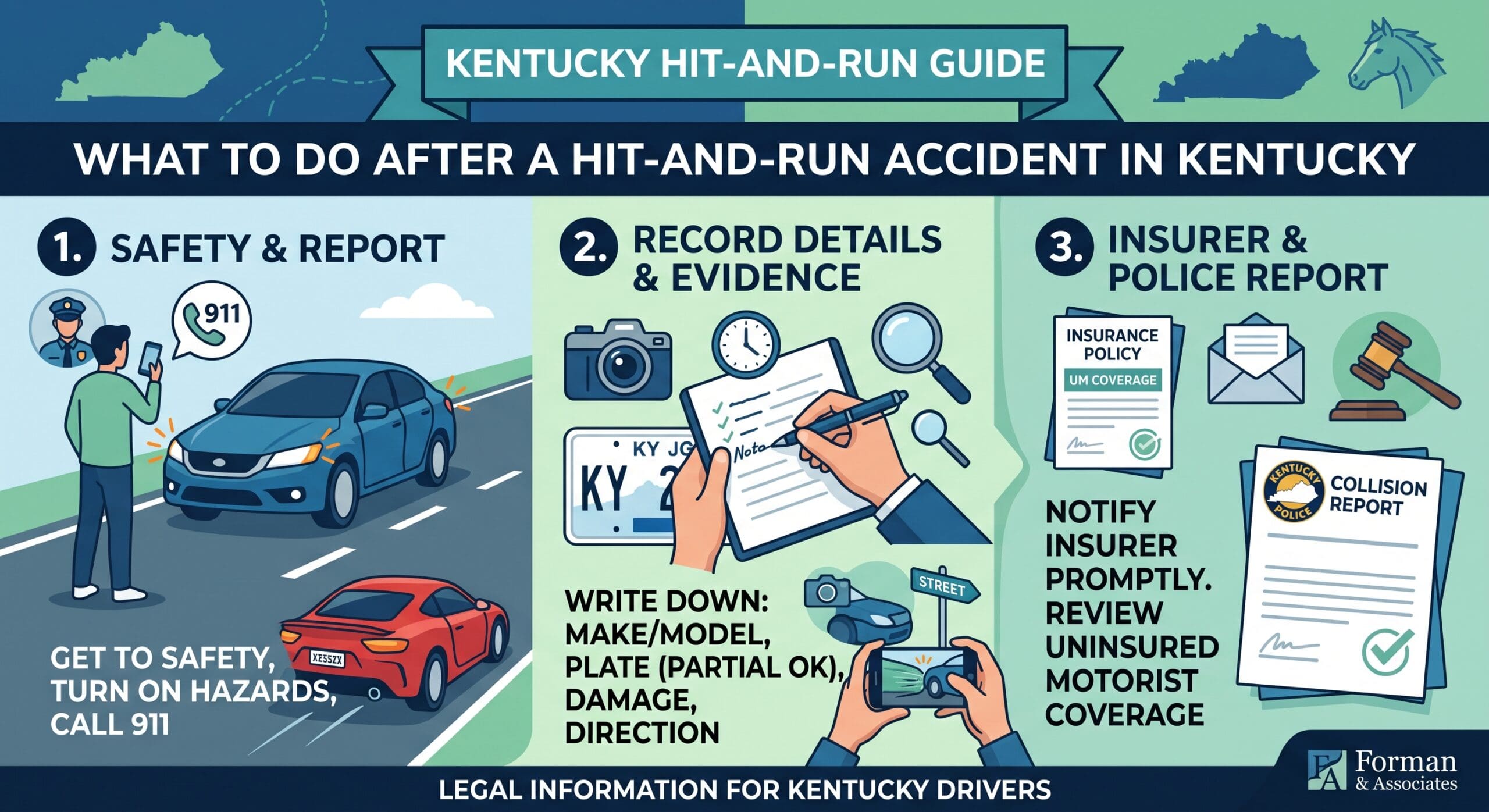 What To Do After a Hit-and-Run Accident in Kentucky