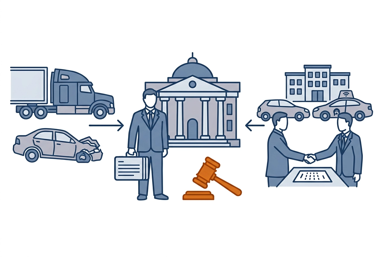 Professional header image for industry analysis: Why These Accident Types Demand a Trial Attorney, Not a S...