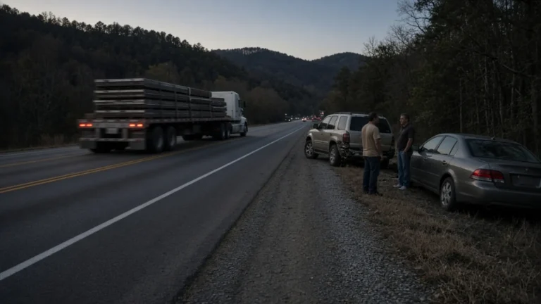 Brandenburg, Kentucky accident scene