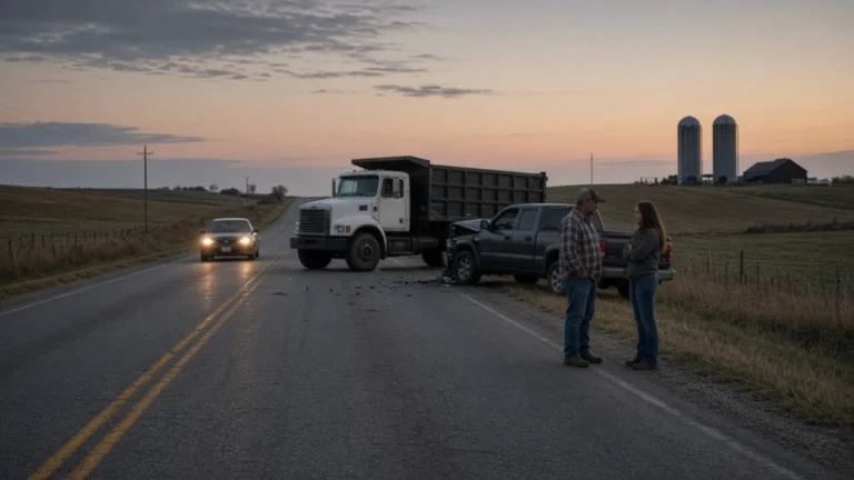 Hardinsburg, Kentucky accident scene