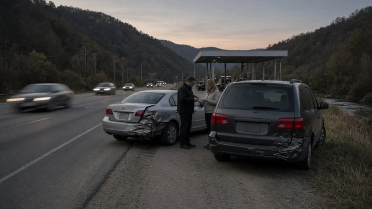 Paintsville, Kentucky accident scene