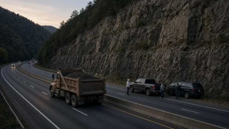 Pikeville, Kentucky accident scene